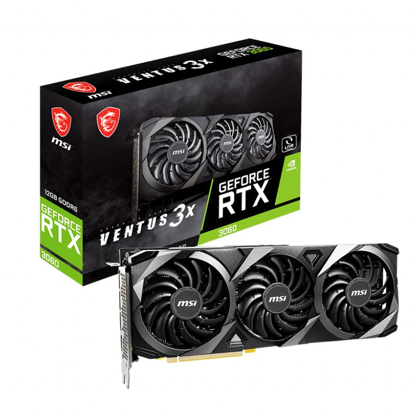 MSI GeForce RTX 3060 VENTUS 3X 12G