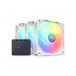 FAN CASE TẢN NHIỆT NZXT F120RGB CORE TRIPLE PACK WHITE W/RGB CONTROLLER ( 3 Fan )