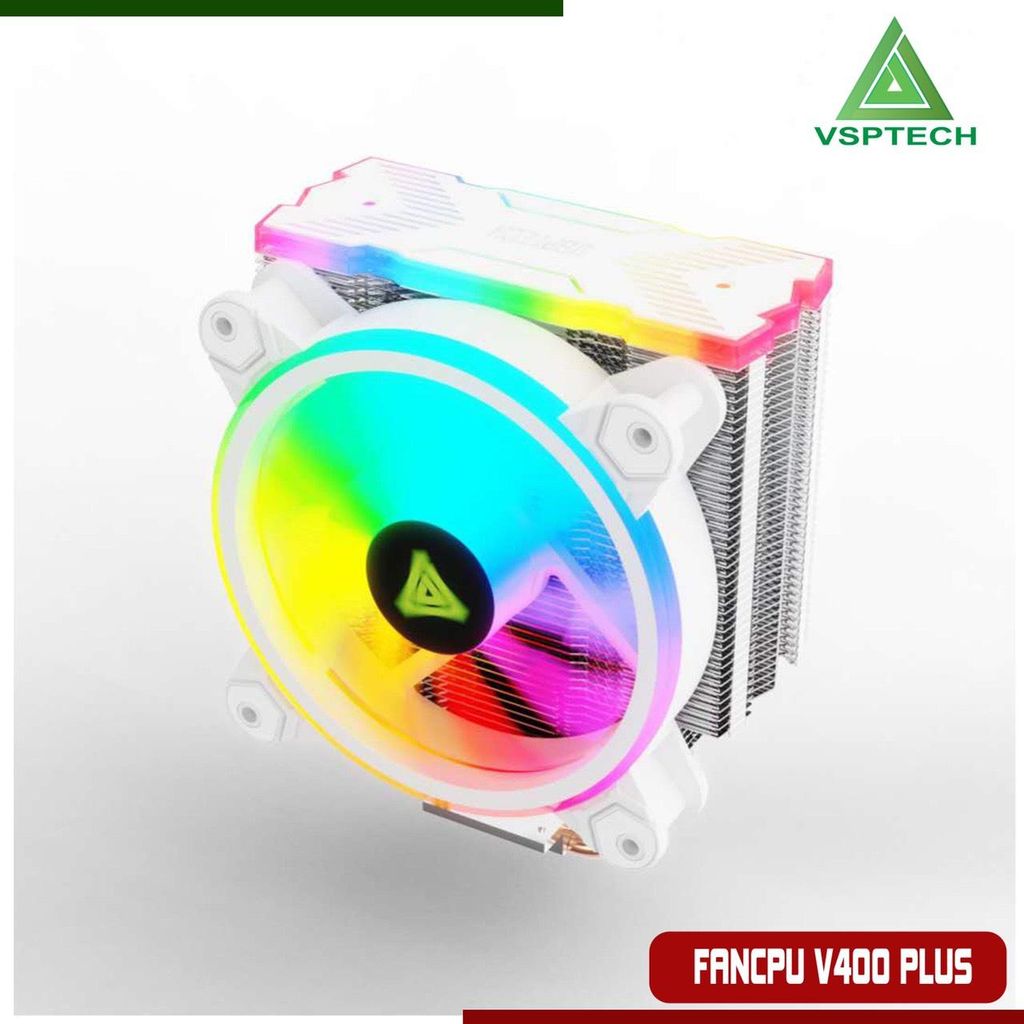 TẢN NHIỆT VSPTECH CPU COOLER V400 PLUS LED ARGB