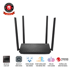 Bộ định tuyến WiFi 5 ASUS RT-AC1500UHP Chuẩn AC1500 (Xuyên tường)