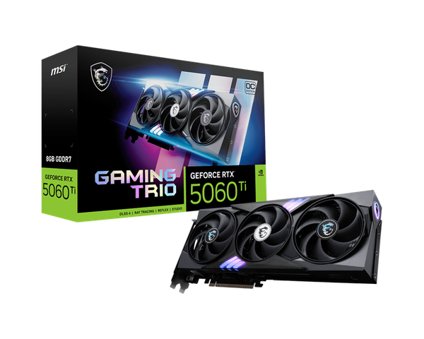Card màn hình MSI GeForce RTX™ 5060 Ti 8G GAMING TRIO OC