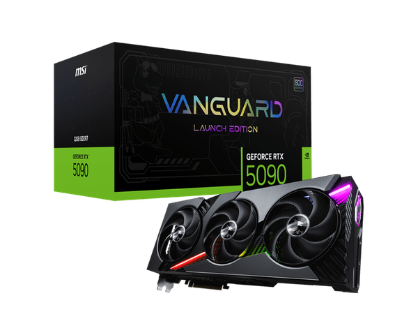 Card màn hình MSI GeForce RTX™ 5090 32G VANGUARD SOC LAUNCH EDITION