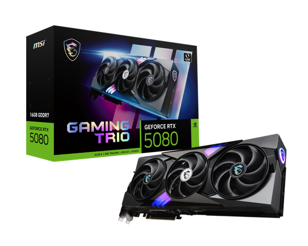 Card màn hình MSI GeForce RTX™ 5080 16G GAMING TRIO