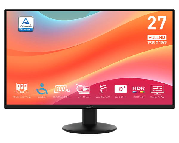 Màn hình MSI PRO MP272L (27 inch/FHD/IPS/100Hz/1ms)