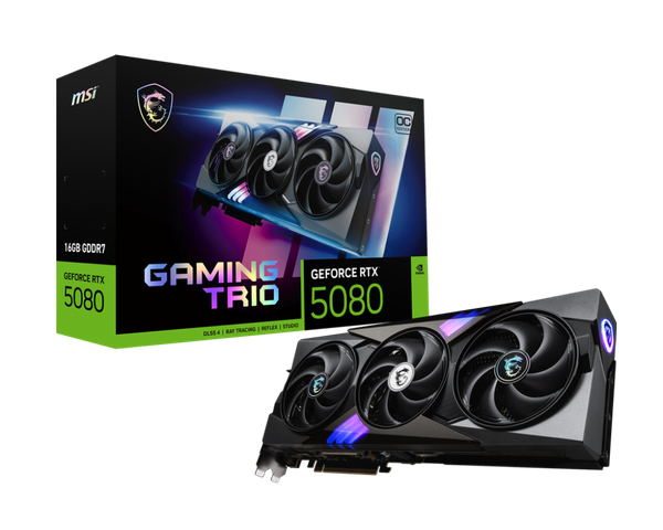 Card màn hình MSI GeForce RTX™ 5080 16G GAMING TRIO OC