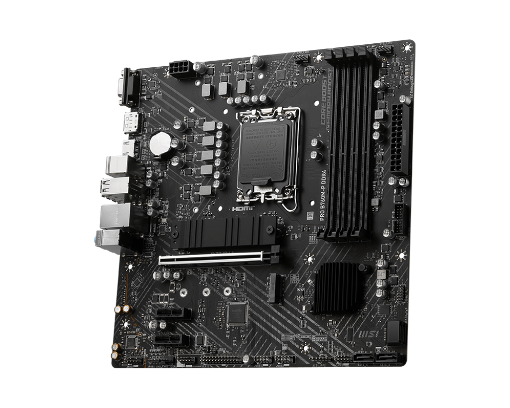 Mainboard MSI PRO B760M-P DDR4 (Intel B760/ LGA 1700/ M-ATX/ 4 khe ram/ DDR4/ Lan)