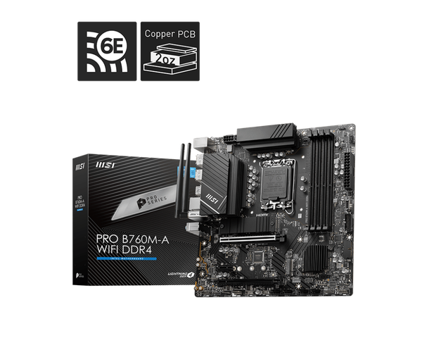 Mainboard MSI PRO B760M-A WIFI DDR4