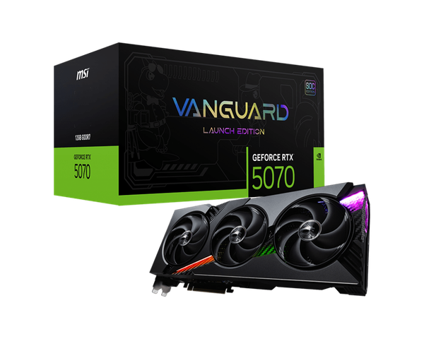 Card màn hình MSI GeForce RTX™ 5070 12G VANGUARD SOC LAUNCH EDITION