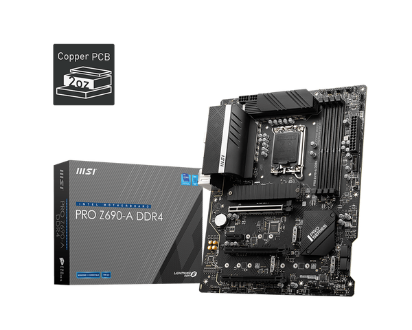 MSI PRO Z690-A (Intel Z690, Socket 1700, ATX, 4 khe RAM DDR4)