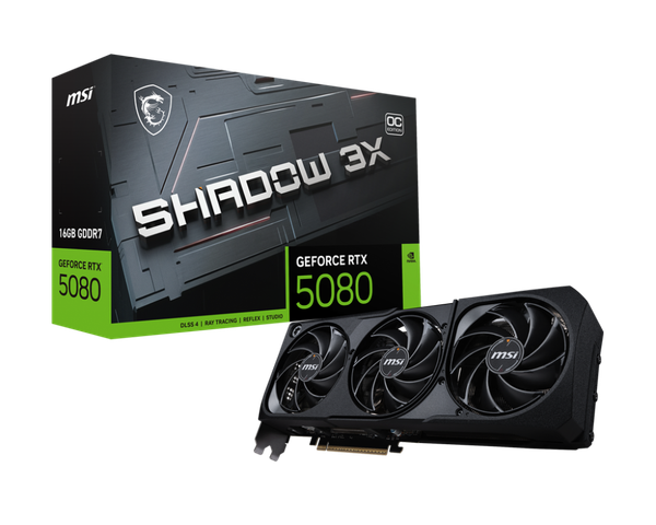 Card màn hình MSI GeForce RTX™ 5080 16G SHADOW 3X OC