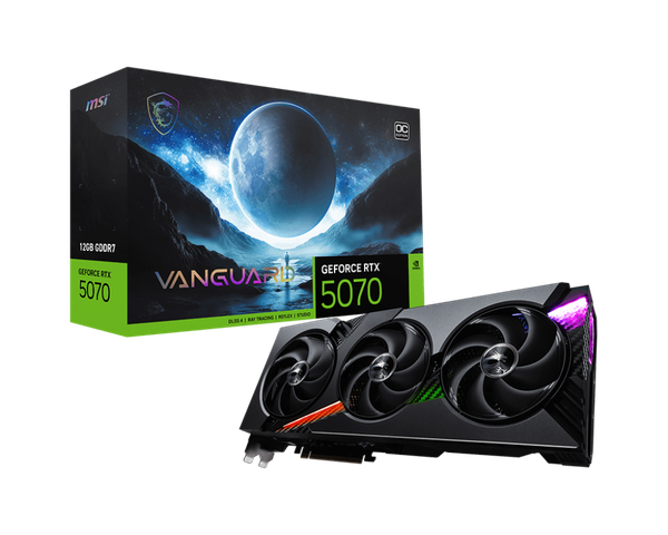 Card màn hình MSI GeForce RTX™ 5070 12G VANGUARD OC