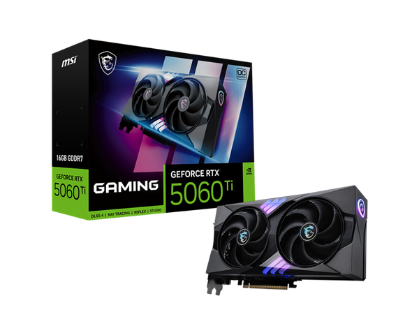 Card màn hình MSI GeForce RTX™ 5060 Ti 16G GAMING OC