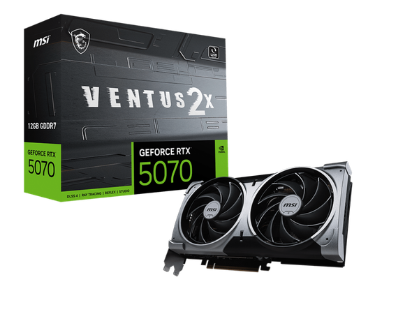 Card màn hình MSI GeForce RTX™ 5070 12G VENTUS 2X