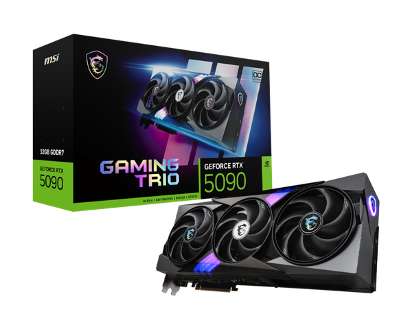 Card màn hình MSI GeForce RTX™ 5090 32G GAMING TRIO OC