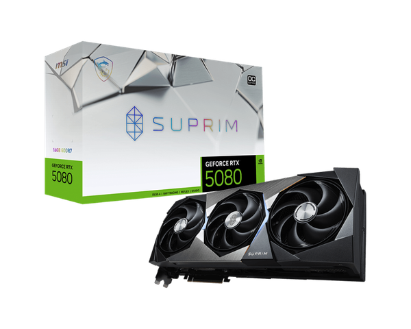 Card màn hình MSI GeForce RTX™ 5080 16G SUPRIM OC