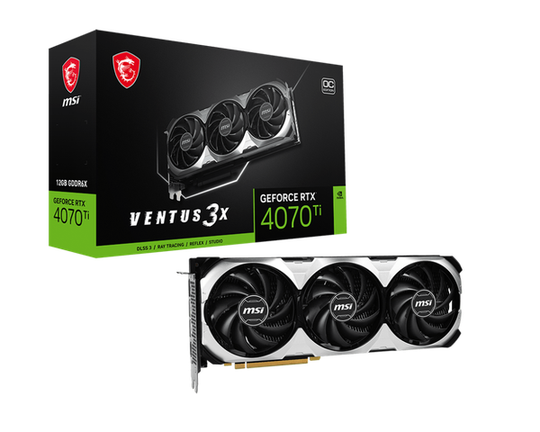 MSI GeForce RTX 4070 Ti VENTUS 3X 12G OC