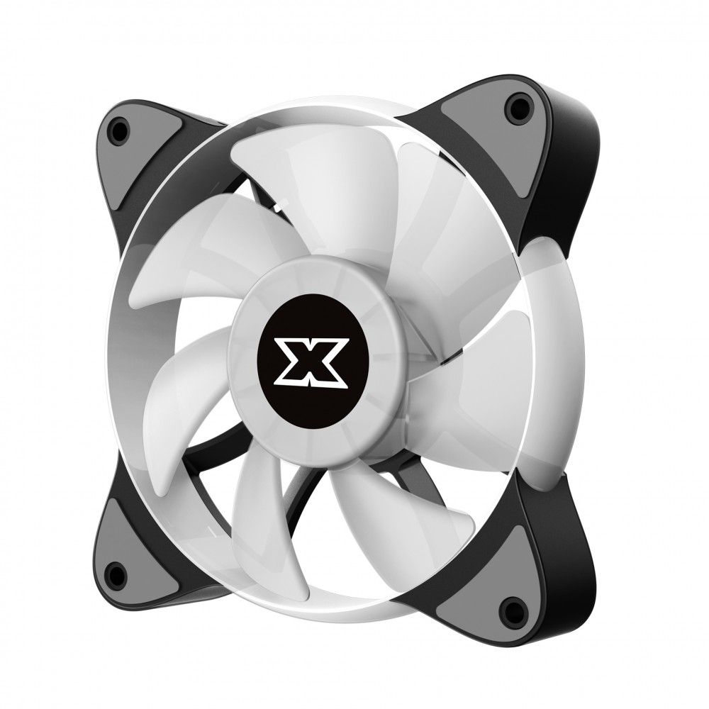 XIGMATEK GALAXY III ESSENTIAL BLACK BX120 ARGB (EN45433): HUB FAN (PACK x3, CONTROLLER, POWER HUB)