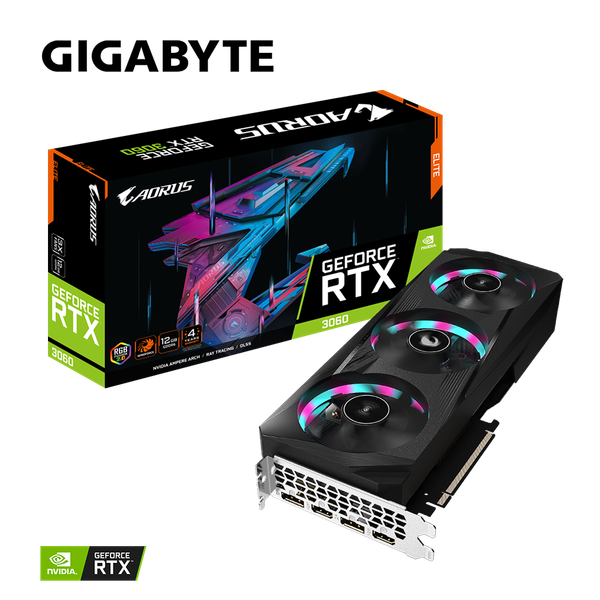 GIGABYTE AORUS GeForce RTX 3060 ELITE 12G