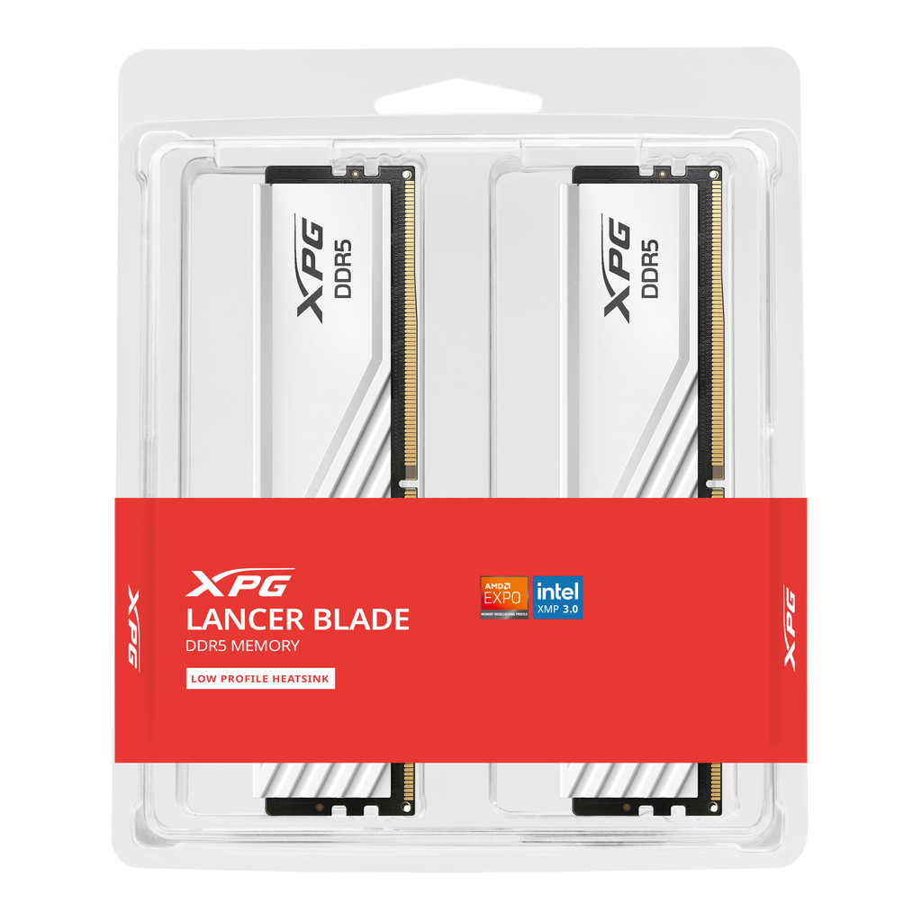 Ram Máy TÍnh - Adata Lancer Blade 32GB (16Gb x 2) Black | White | DDR5 | 5600Mhz