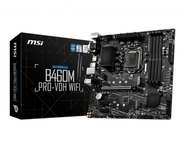 MSI B460M PRO-VDH WIFI (Intel B460, Socket 1200, m-ATX, 4 khe RAM DDR4)