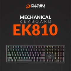 Bàn phím cơ Gaming DAREU EK810 - Black, Brown Swich