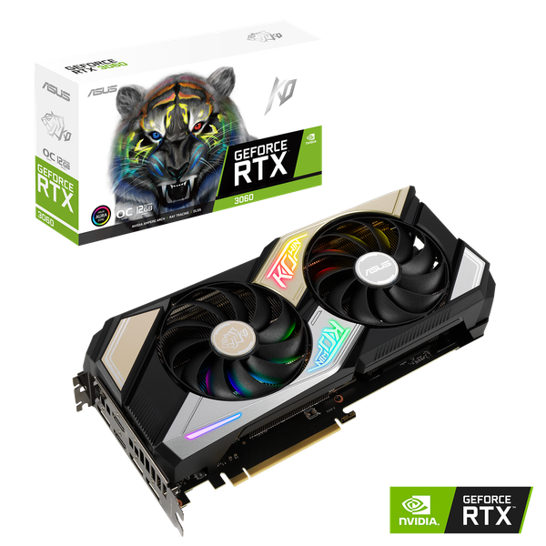 ASUS KO GeForce RTX 3060 OC Edition 12GB GDDR6