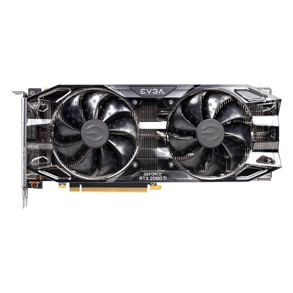 Evga Geforce RTX 2080 Ti Black Edition Gaming, 11G-P4-2281-Kr, 11GB Gddr6, Dual Hdb Fans, RGB Led, Metal Backplate