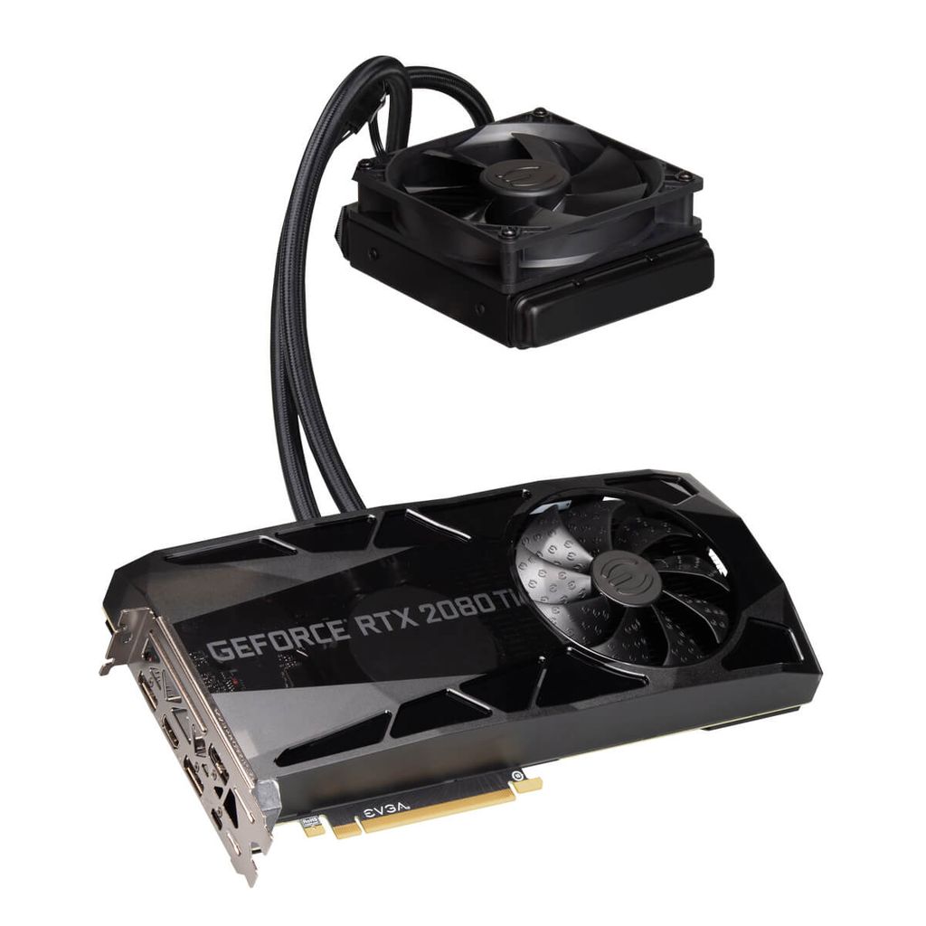 Evga Geforce RTX 2080 Ti Ftw3 Ultra Hybrid Gaming, 11G-P4-2484-Kr, 11GB Gddr6, RGB Led Logo, Icx2 Technology, Metal Backplate