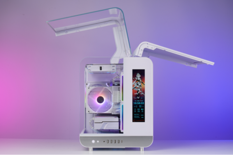 Vỏ case X GAMERX WING SpectraView with LCD