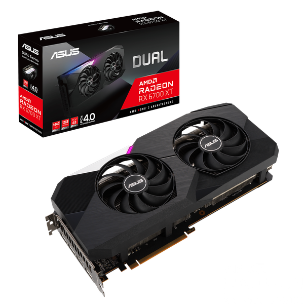 ASUS Dual Radeon RX 6700 XT 12GB GDDR6