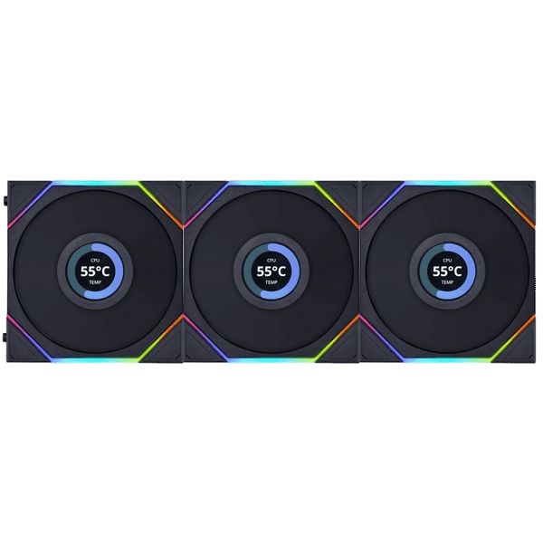 Lian Li UNI FAN TL LCD 120 Triple Fan  ( Bộ 3 Fan Xuôi )