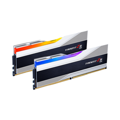 Ram PC G.SKILL Trident Z5 RGB SILVER 64GB 6400MHz DDR5 (32GBx2) White F5-6400J3239G32GX2-TZ5RS