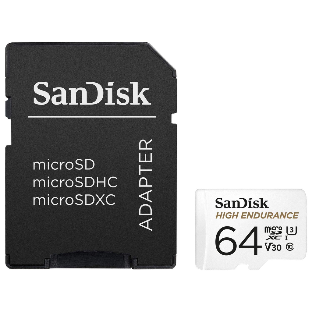 Thẻ nhớ 64GB MicroSDXC SanDisk High Endurance (Siêu bền cho camera)