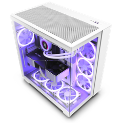 Case NZXT H9 Flow White