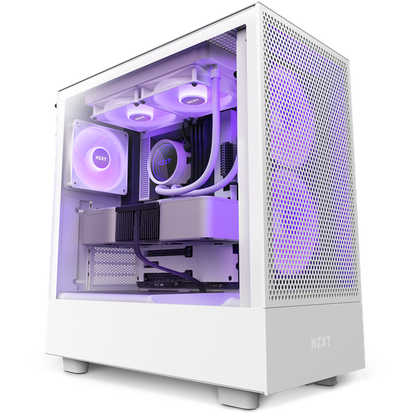 Case NZXT H5 Flow White RGB