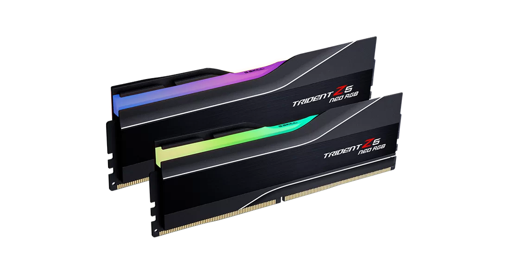 KIT Ram G.SKILL Trident Z5 NEO RGB BLACK DDR5 32GB (16GB x 2) 6400MHz CL30 EXPO F5-6400J3039G16GX2-TZ5NR ( Expo/ XMP )