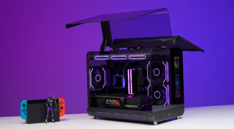 Vỏ case X GAMERX WING SpectraView with LCD