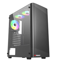 CASE MAGIC GM-02 BLACK CÓ SẴN 3 FAN (ATX)