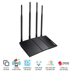 Bộ định tuyến WiFi 6 Asus RT AX1800HP chuẩn AX1800 (Xuyên tường)