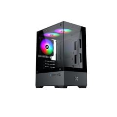 Case Xigmatek VIEW II Black 3F ( sẵn 3 fan led )