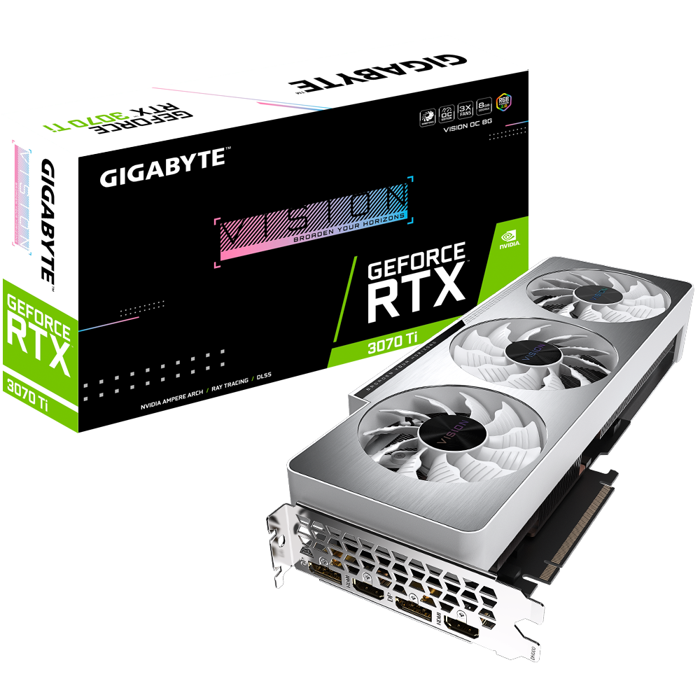 GIGABYTE GeForce RTX 3070 Ti VISION OC 8G