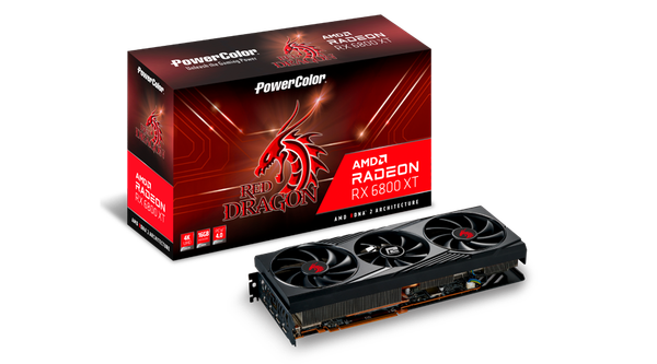 PowerColor Red Dragon Radeon RX 6800 16GB GDDR6 (AXRX 6800 16GBD6-3DHR/OC)