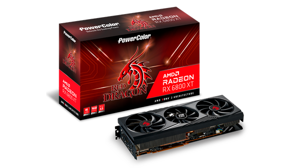 PowerColor Red Dragon Radeon RX 6800 XT 16GB GDDR6 (AXRX 6800XT 16GBD6-3DHR/OC)