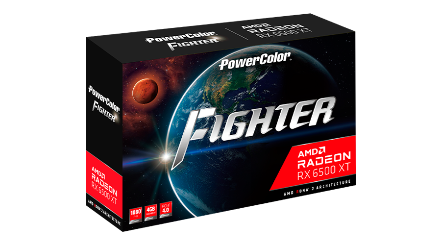 PowerColor Fighter Radeon RX 6500 XT 4GB GDDR6