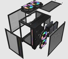 Vỏ case MIK LV12 MINI ELITE  BLACK