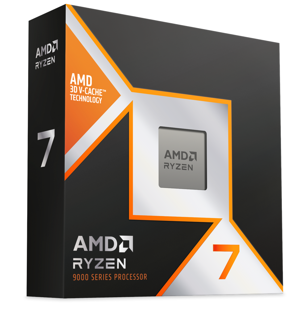 CPU AMD Ryzen  7 9800X3D (8C/16T, 4.7GHz up to 5.2GHz, 104MB)