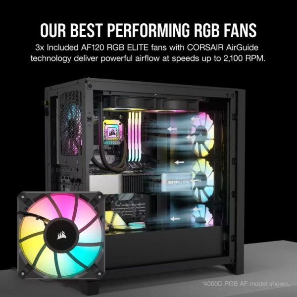 Vỏ máy tính Corsair iCUE 5000D RGB Airflow, Black