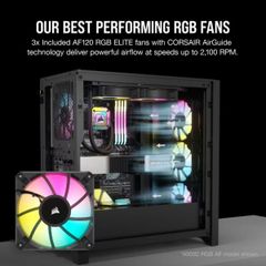 Vỏ máy tính Corsair iCUE 5000D RGB Airflow, Black