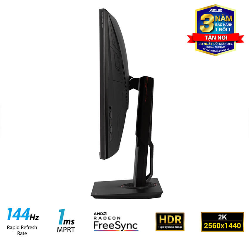 Màn hình Asus VG258QR (25 inch/FHD/G-SYNC/165Hz/0.5ms/400cd/m²/DP+HDMI+DVI/Free Sync/G Sync)