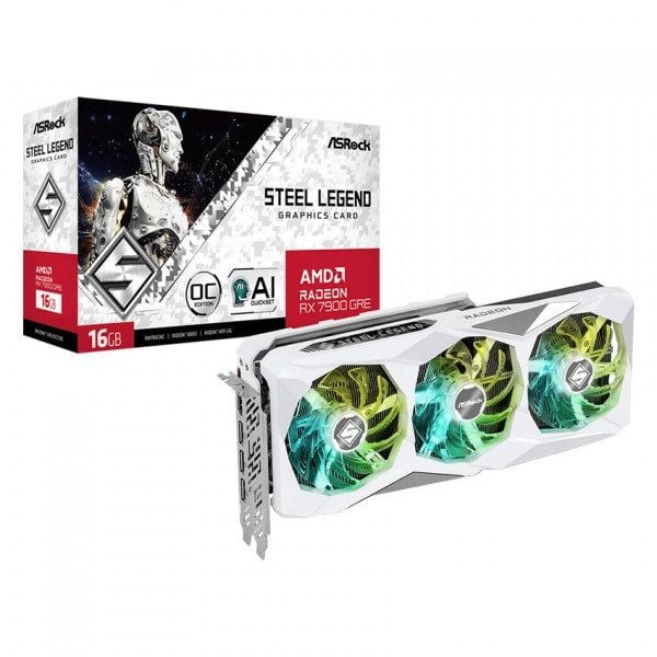 ASRock Radeon™ RX 7900 GRE Steel Legend 16GB OC – 16GB GDDR6